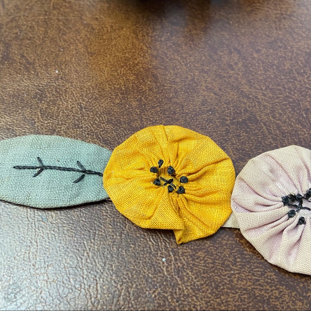 Antique Floral Craft Piece - Picture 3 of 6
